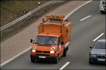 Auch der VW T4 Transporter der AM L�denscheid ist auf dem Heimweg. Gru� an den Kollegen. (02.03.2009)