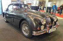 =Jaguar MK Cabrio, gesehen bei den Retro Classics in Stuttgart, 03-2019