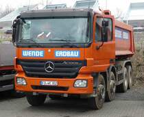=MB Actros von Erdbau WENDE steht im April 2019 in Fulda