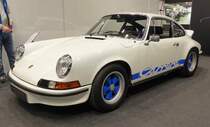 =Porsche 911 Carrera, gesehen bei den Retro Classics in Stuttgart, 03-2019
