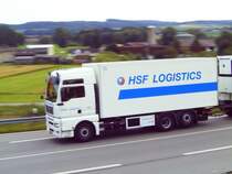 Ein MAN H�ngerzug auf der B 388