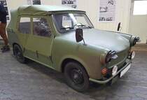 =Sachsenring Trabant in Grenztruppenausführung, ausgestellt bei der Technorama Kassel im März 2019