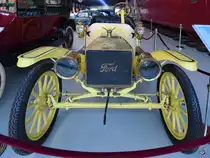 Ein Ford T Speedster aus dem Jahre 1911 Anfang April 2019 im Oldtimermuseum Prora. 