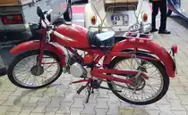 =Moto Guzzi, gesehen bei der Technorama Kassel im März 2019