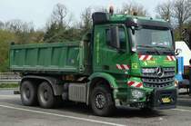 =MB Arocs der Firma  MISOK  rastet im April 2019 an der A 3