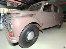 Ein IFA Framo V 901-2 Kastenwagen Anfang April 2019 im Oldtimermuseum Prora.