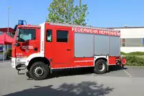Feuerwehr Heppenheim Mitte MAN TGM LF 30/30 (Florian Heppenheim 01/46-01) am 01.05.19 beim Tag der offenen Tür 