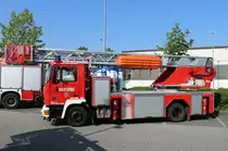 Feuerwehr Heppenheim Mitte MAN DLK 23/12 (Florian Heppenheim 01/30-01) am 01.05.19 beim Tag der offenen Tür 