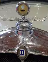 = Temperaturanzeige des Durant 60 Sedan, Bj. 1929, 3205 ccm, 44 KW, gesehen bei der Technorama Kassel im März 2019