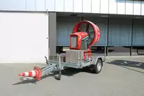 Feuerwehr Heppenheim Mitte Gebläseanhänger am 01.05.19 beim Tag der offenen Tür 