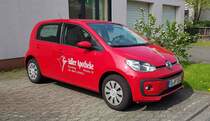 =VW UP der Adler-Apotheke aus Petersberg, April 2019