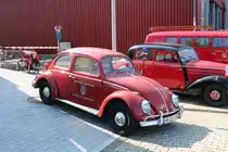 VW Käfer Feuerwehr Oldtimer am 01.05.19 beim Tag der offenen Tür der Feuerwehr Heppenheim