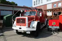 Magirus Deutz Tanklöschfahrzeug Oldtimer am 01.05.19 beim Tag der offenen Tür der Feuerwehr Heppenheim