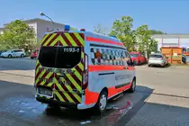 DRK OV Heppenheim Ford Transit KTW am 01.05.19 beim Tag der offenen Tür der Feuerwehr Heppenheim