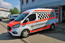DRK OV Heppenheim Ford Transit KTW am 01.05.19 beim Tag der offenen Tür der Feuerwehr Heppenheim
