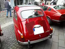 Heckansicht eines NSU-Fiat Jagst 770 der Baujahre 1960 bis 1964. 12. Oldtimertreffen in Essen-Kettwig am 01.05.2019.