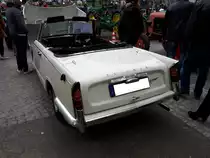 Heckansicht eines Triumph Vitesse MK2 Convertible, produziert von 1968 bis 1971. 12. Oldtimertreffen in Essen-Kettwig am 01.05.2019.