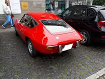 Heckansicht eines Lancia Fulvia Sport Zagato 1.3S. 12. Oldtimertreffen in Essen-Kettwig am 01.05.2019.