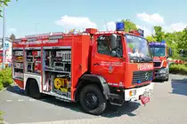 Feuerwehr Heppenheim Mitte Mercedes Benz RW (Florian Heppenheim 1/59-1) am 01.05.19 beim Tag der offenen Tür