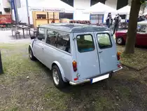 Heckansicht eines Leyland Mini Clubmann Estate aus dem Jahr 1981. Minitreffen an der Essener Dampfbierbrauerei am 05.05.2019.