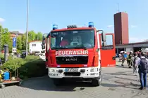 Feuerwehr Heppenheim Mitte MAN TGM LF 20 (Florian Heppenheim 01/46-02) am 01.05.19 beim Tag der offenen Tür 