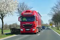 IVECO Sattelzug  Vohl Transporte  bei Rheinbach - 21.03.2019
