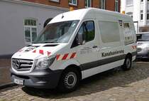 =MB Sprinter von VOLLERT-Kanalsanierung steht im Mai 2019 in Rendsburg