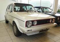 =VW Golf GTI, steht zum Verkauf bei der Technorama Kassel im März 2019