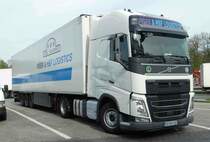 =Volvo FH 500 der Spedition  PISEK & HSF LOGISTICS  rastet im April 2019 an der A3