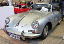 =Porsche 356, steht zum Verkauf bei der Technorama Kassel im März 2019