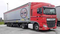 =DAF XF-Sattelzug von  MEXEM  rastet im Mai 2019 an der A 7