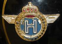 =Horex Firmenemblem, gesehen bei der Technorama Kassel im März 2019