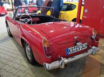 =Austin Healey Sprite, gesehen bei der Technorama Kassel im März 2019