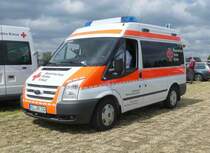 =Ford Transit des BRK Bereitschaft MILTENBERG-BÜRGSTADT unterwegs auf dem Parkgelände der RETTmobil Fulda im Mai 2019