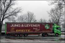 JUNG&LEYNER: Dieser MAN TGA 18.440 mitsammt des Aufliegers erinnern noch an die Spedition JUNG&LEYNER aus Kreuztal. 