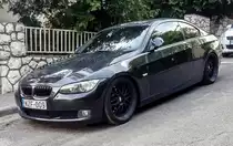 BMW 3 Coupé tuning. Foto: Pécs, Frühling von 2019.