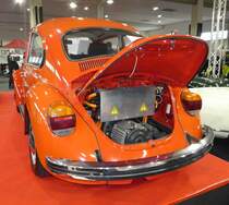 =VW Käfer Elektro, gesehen bei der Technorama Kassel im März 2019