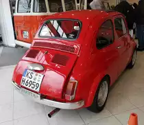=Fiat 500 Abarth, gesehen bei der Technorama Kassel im März 2019