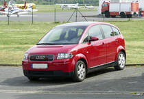 Audi A2 am Flugplatz Bonn-Hangelar - 23.04.2019