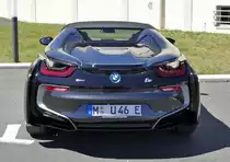 BMW i8 Roadster Hybrid Heckansicht in Euskirchen - 15.05.2019
