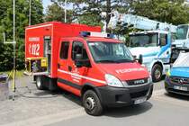 Feuerwehr Kreis Odenwald IVECO Daily GW-Dekon am 26.05.19 beim Kreisfeuerwehrtag in Michelstadt (Odenwald)