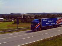 Ein Mercedes Actros auf der B 388
