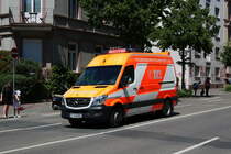 BF Frankfurt Mercedes Benz Sprinter KLAF am 02.06.19 bei der großen Parade zum Jubiläum 150 Kreisfeuerwehrverband Frankfurt
