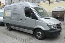 =MB Sprinter von  BÖHM-Metallbau  steht im April 2019 in Traunstein