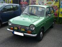 Honda N600, gebaut von 1967 bis 1973. Dieser japanische Kleinwagen hat einen Zweizylinderreihenmotor mit einem Hubraum von 599 cm³ und einer Leistung von 42 PS. Kleinwagentreffen an Mo´s Bikertreff in Krefeld am 20.06.2019.