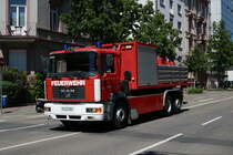 Werkfeuerwehr Allesa Chemie MAN WLF am 02.06.19 bei der großen Parade zum Jubiläum 150 Kreisfeuerwehrverband Frankfurt