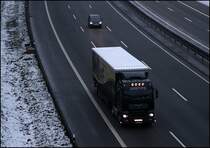 MAN TGA 18.400 XLX der Spedition WESTRANS. (10.12.2008)