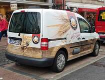 =VW Caddy als Servicemobil der Bäckerei GERLACH steht im Juni 2019 in Fulda