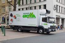 =MB Atego der Firma GROMA unterwegs auf Auslieferungstour in Fulda, 06-2019