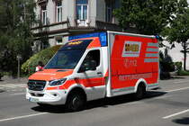 ASB Mercedes Benz Sprinter RTW am 02.06.19 bei der großen Parade zum Jubiläum 150 Kreisfeuerwehrverband Frankfurt